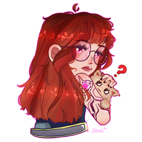 Bust Portrait w. Pet