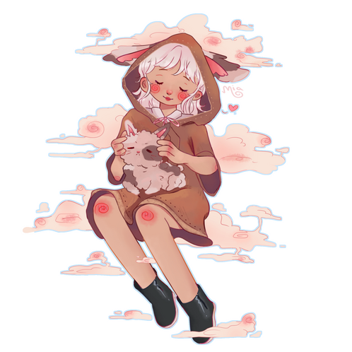 OC Full Body Portrait w. Pet